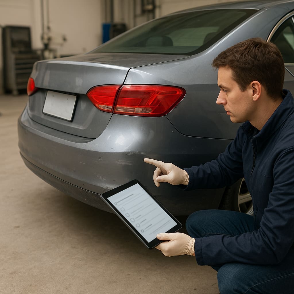 Lease Return Fahrzeugprüfung